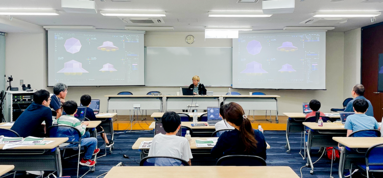 ร่วมเป็นเจ้าภาพหลักสูตรประสบการณ์การผลิต CG ที่ ME Campus และ Tokyo University of Science Open College